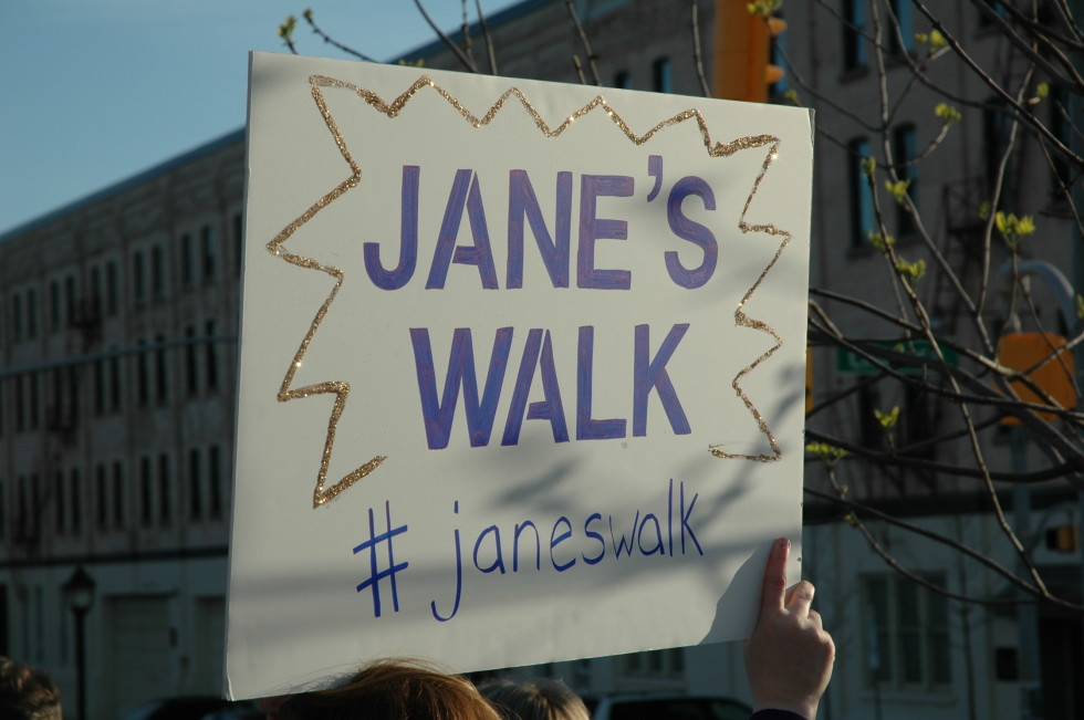 Image: Jane's Walk Sign