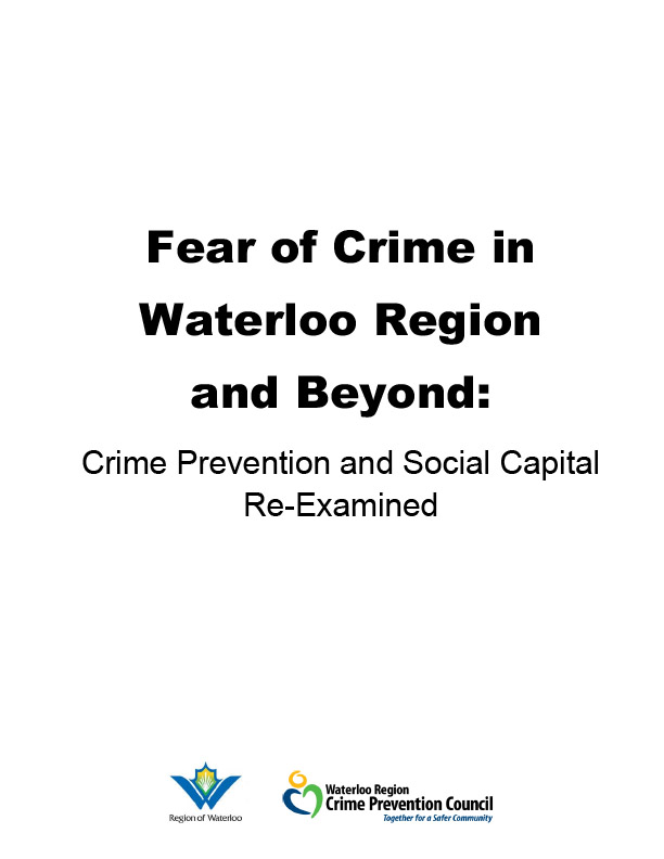 Report: Fear of Crime in Waterloo Region and Beyond