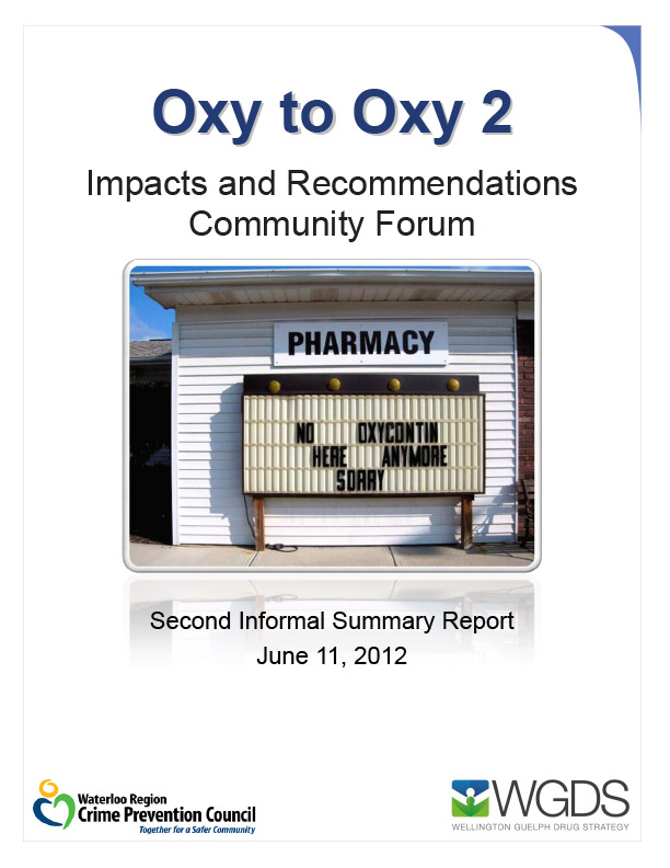 Report: Oxy to Oxy 2 - Impacts and recommendations Community Forum