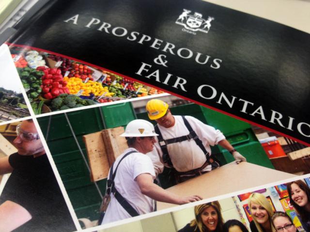 Image: A Prosperous & Fair Ontario