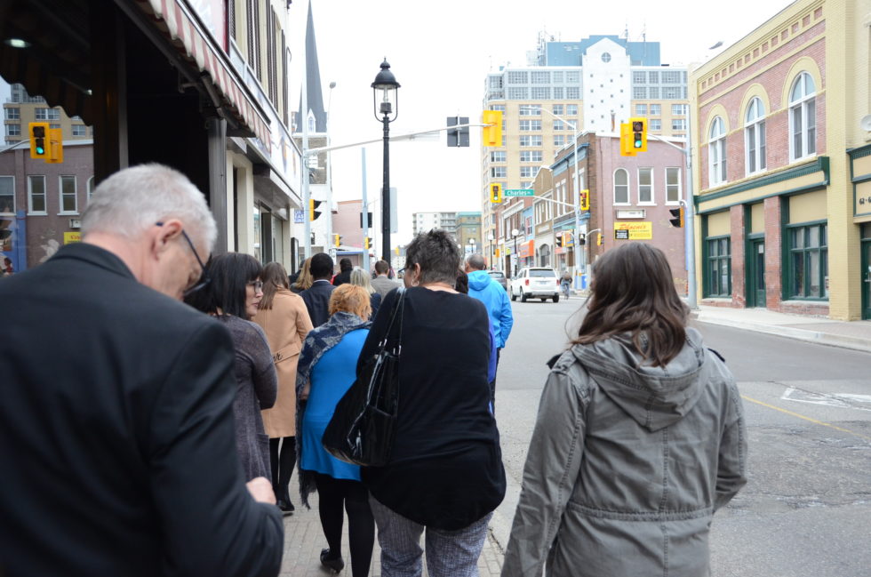 Photo: Tour of the Working Centre & Queen Street. downtown Kitchener