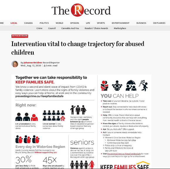 Article Image: Intervention vital to change trajectory for abused children